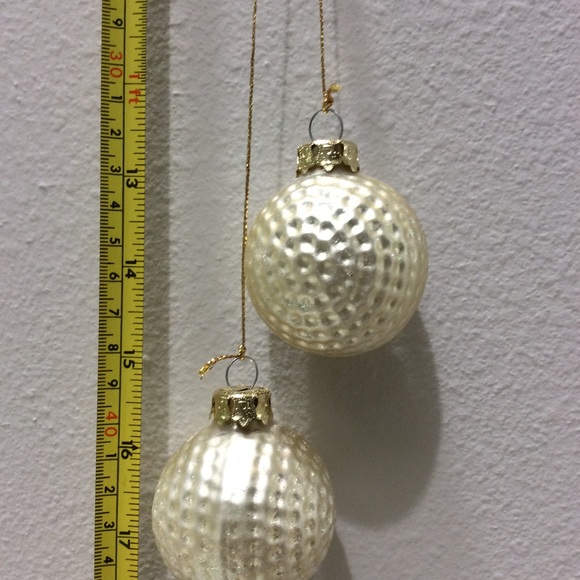 Christmas Ornament, Golfballs, NWOT - Picture 4 of 5